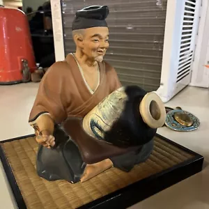 Hakata Uraski Doll Made in Japan Hand Signed 8 Inches Tall - Picture 1 of 7