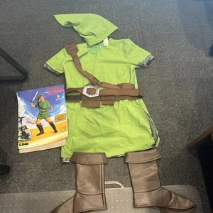 Mens Legend of Zelda Classic Link Costume - Medium - Green 38-40 - Picture 1 of 22