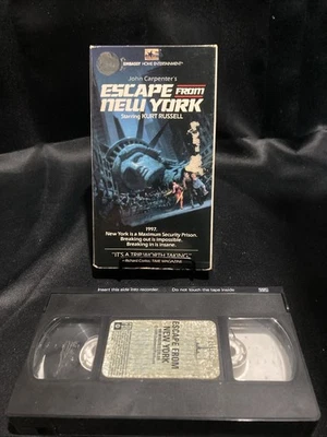 Escape From New York VHS 1981 Embassy Home Entertainment Original Release - Image 1 of 4