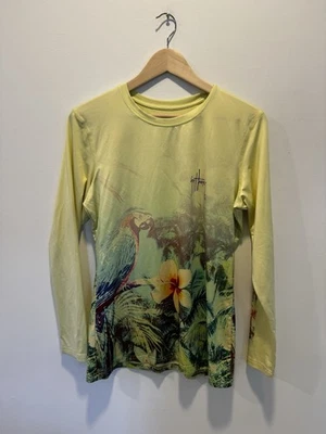 Женская футболка Guy Harvey с тропическим принтом с длинным рукавом размер средний - Изображение 1 из 4