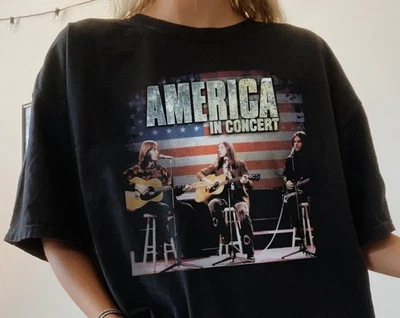 Vintage America Band in Tour T-shirt All Size S to 5XL ZL288 FREE SHIPPING - Image 1 of 3