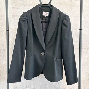 Chaqueta a medida Vivienne Westwood RED LABEL negra con botones orbe para mujer 3 - Imagen 1 de 11