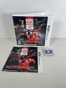 Nintendo 3DS Big Hero 6 Battle in the Bay CIB Complete Tested Works - Picture 1 of 9