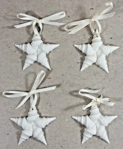 Margaret Furlong "A Pocket Full of Stars" Bisque Porcelain 2" Ornaments Set of 4 - Picture 1 of 12