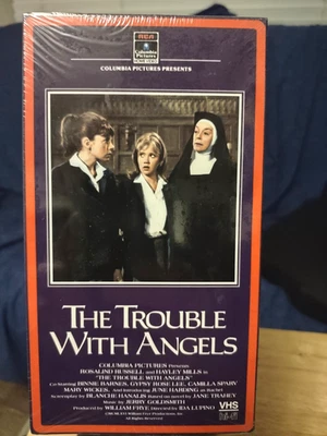 The Trouble With Angels (VHS, 1986, Columbia) Rosalind Russell Watermark New - Image 1 of 4