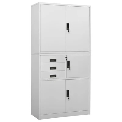 Office Cabinet Steel Home Furniture File Storage Cabinet Multi Colours vidaXL