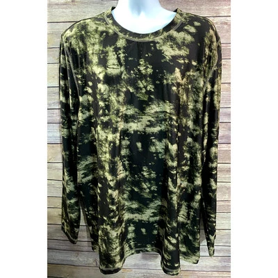 Magellan Outdoors Shirt 3Xl Green Camouflage Long Sleeve  - Image 1 of 4