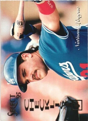 Seleccionar #248 1995 Mike Piazza Los Angeles Dodgers Liga Nacional Lista de verificación Foto 1 de 2