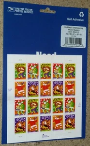 US 37¢ Christmas Music Makers Postage Stamp #3821-24 MNH Full Sheet USPS Sealed - Picture 1 of 3