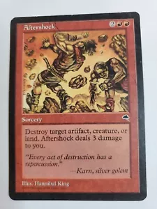 MTG Magic The Gathering Card AftershockSorcery Red Tempest - Picture 1 of 2