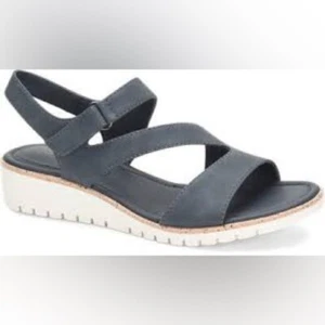 Eurosoft by Sofft faux leather sandals blue size 9.5 - Picture 1 of 10