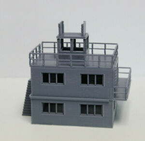 RAF WWII Air Control Tower 3D Printed 1:100 1:87 1:72 1:48