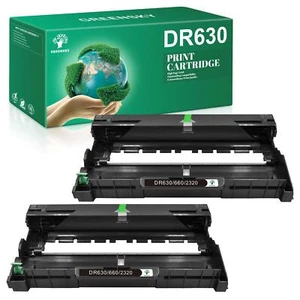 2Pack DR630 DR660 Drum Compatible for Brother HL-L2300D MFC-L2740DW DCP-L2540DW - Picture 1 of 6