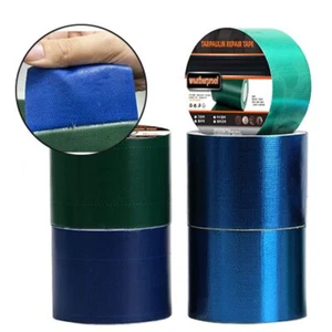 Durable Waterproof Repair Tape Adhesive Patches Tent Repair Canvas Rain Cloth - Picture 1 of 11