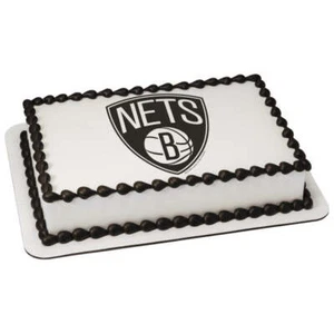 Brooklyn Nets Edible Image Cake Topper - Picture 1 of 11