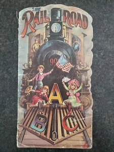 The Railroad ABC Children's Alphabet Book 1982 Merrimack Publishing - Picture 1 of 5