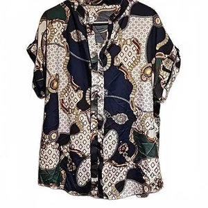Top Shein Curve Scollo a V Taglia 2X - Foto 1 di 6