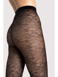 Pantimedias Fiore Ariel 30Den Diseño Adornos Florales FLASH DANCE Medias de Nylon - Imagen 1 de 8