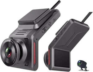 Dash Cam Auto 2” con Doppia Telecamera, Wireless, 1080p, Gps, Controllo Remoto - Imagen 1 de 6