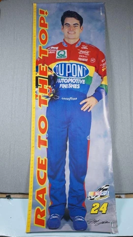 Jeff Gordon Life Size Growth Chart Poster 24x72 NASCAR Vintage 1996 Hendrick Cover