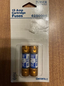 Bussmann 15amp NON-15 250V  Class K5 fuse Qty 2 - Picture 1 of 2