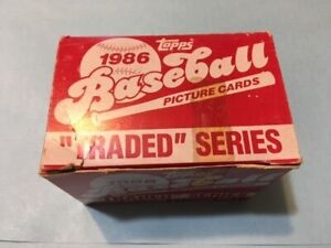 1986 TOPPS TRADED Baseball Factory Set Bo Jackson, Barry Bonds & Jose Canseco RC