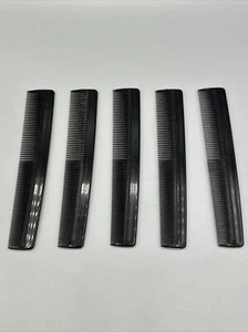 5 Qty Ace 7" Comb Black Made In USA - Picture 1 of 2