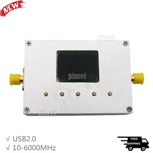 10-6000MHz RF Spectrum Analyzer Signal Source Power Meter for Wifi LTE GSM GPRS - Picture 1 of 11