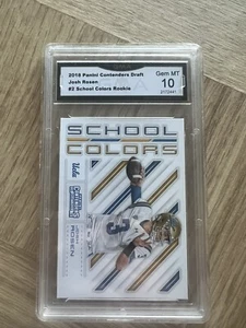 2018 Panini Contenders Draft Picks School Colors Josh Rosen GMA Graded 20 Gem - Picture 1 of 2