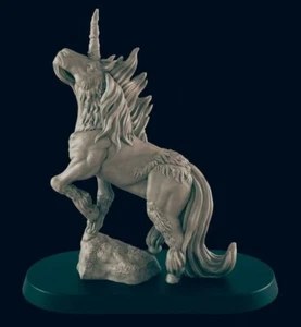 Unicorn - 32mm Scale - DnD Miniature Dungeons and Dragons Mini - Picture 1 of 1