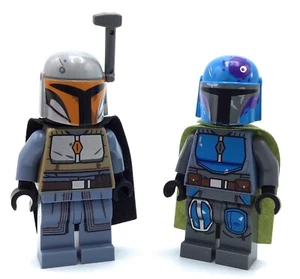 LEGO LOT OF 2 STAR WARS MANDALORIAN WARRIOR MINIFIGURES *THIS IS THE WAY* - Picture 1 of 1