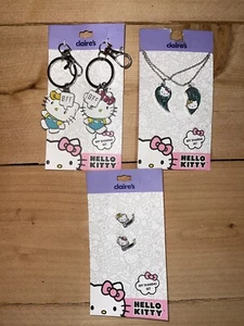 Hello Kitty BFF Sharing Sets Enamel Keychains Rings Necklaces - Picture 1 of 7