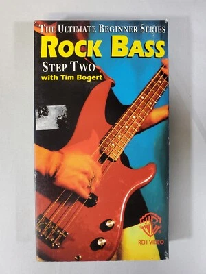Rock Bass 2 Step Two Ultimate Beginner Series VHS Tape Music Instruction 1995 - Image 1 of 4