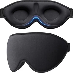 Gritin 100% Light Blocking Sleep Masks for Men & Women-Zero Pressure Sleeping Ey - Picture 1 of 6