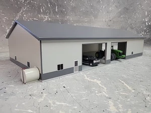 1/64 Custom scratch built 60x120 building Dark Gray & Gray With Floor - Picture 1 of 10