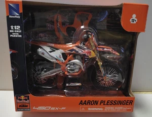 NEW RAY 1:12 MOTO KTM 450 SX-F  RED BULL FACTORY RACING #7 A. PLESSINGER   58363 - Foto 1 di 1