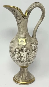 Vintage E.B. R. Capodimonte Porcelain Vase Nude Cherubs, #189/B - Picture 1 of 7