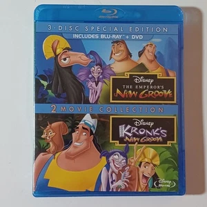 The Emperor's New Groove & Kronk's New Groove Sealed New Disney DVD Blu ray - Picture 1 of 2
