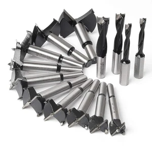 14 Piece Forstner Drill Bit for Woodworking, w/Carbide Tipped Forstner Bit - Picture 1 of 5