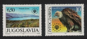 Yugoslavia Birds Griffon Vulture Nature Protection 2v 1990 MNH Sc#2075-2076 - Picture 1 of 1