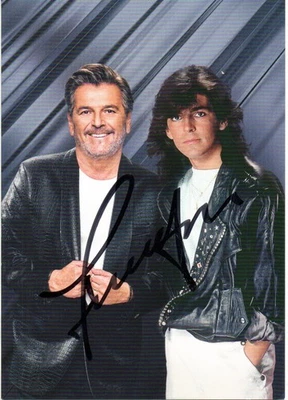 THOMAS ANDERS Autogramm Karte handsign. Sings Modern Talking 2025 Dieter Bohlen - Bild 1 von 2