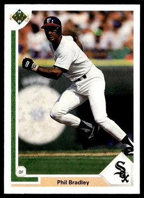 1991 Upper Deck Phil Bradley Chicago White Sox #641 - Image 1 of 2