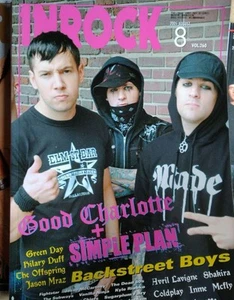 INROCK Vol.260 August 2005 Backstreet Boys Good Charlotte Avril Sum41 Green Day - Foto 1 di 4
