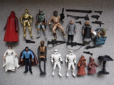 Lote de FIGURAS sueltas Star Wars POTF2 con accesorios de armas 1995-1998 Kenner años 90 Foto 1 de 4