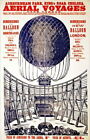 84378 Vintage London Hot Air Steam Balloon Wall Print Poster Plakat
