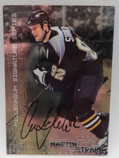 1999-00 ITG Be A Player Millennium Signature Series Martin Straka #198 Auto