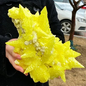 5,95LB Bellissimi Minerali GRANDE ZOLFO AUTOCTONO - Foto 1 di 14