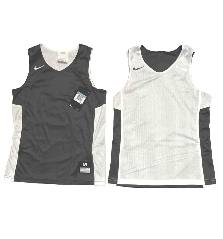 Nike Boys Reversible Tank Top/Basketball Jersey, Grey or Navy & White; Sz XS-XL - Image 1 of 1