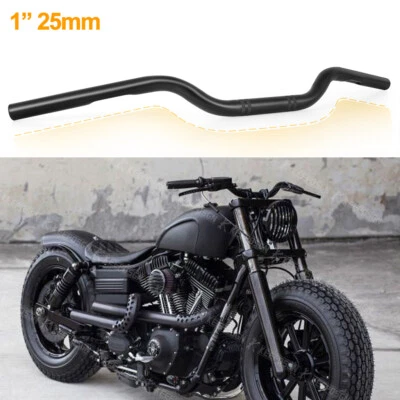 1" 25mm Motorcycle Tracker Handlebar For Harley Davidson Sportster Iron 883 1200 - Image 1 of 4