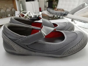 Colección Clarks Suave Cojín Gris Mujer 13291 Planos Sin Cordones Talla 9M - Imagen 1 de 10